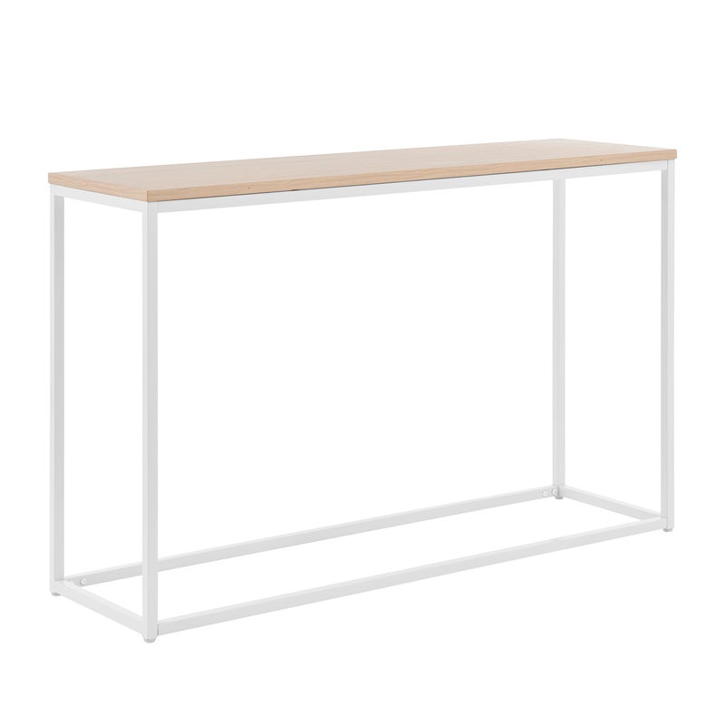 Johansen Console Table (Black, Black & Natural, White, White & Natural)