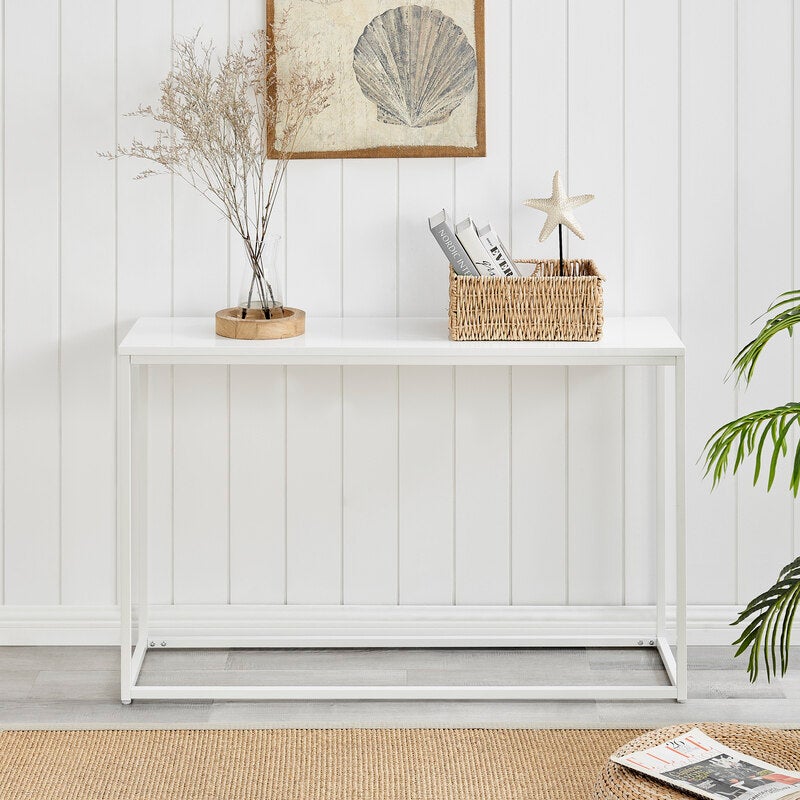 Johansen Console Table (Black, Black & Natural, White, White & Natural)