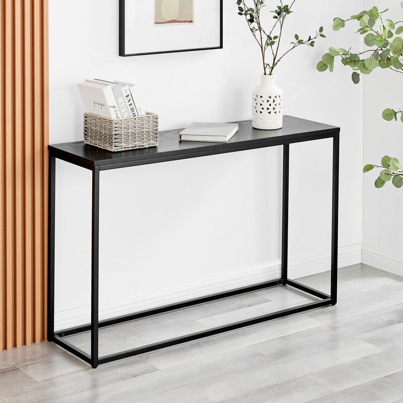 Johansen Console Table (Black, Black & Natural, White, White & Natural)