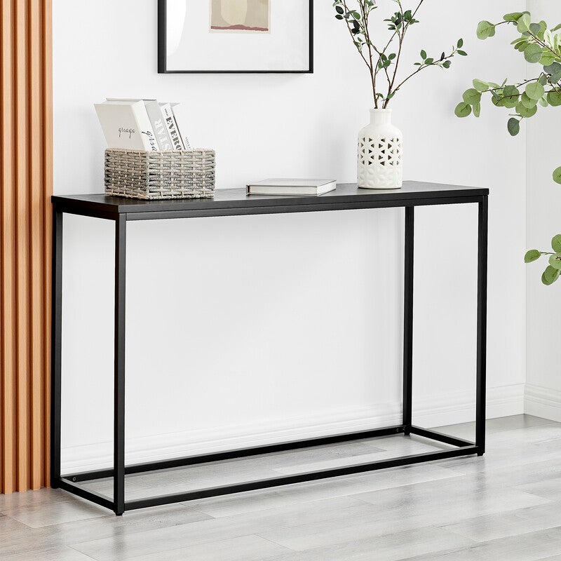 Johansen Console Table (Black, Black & Natural, White, White & Natural)