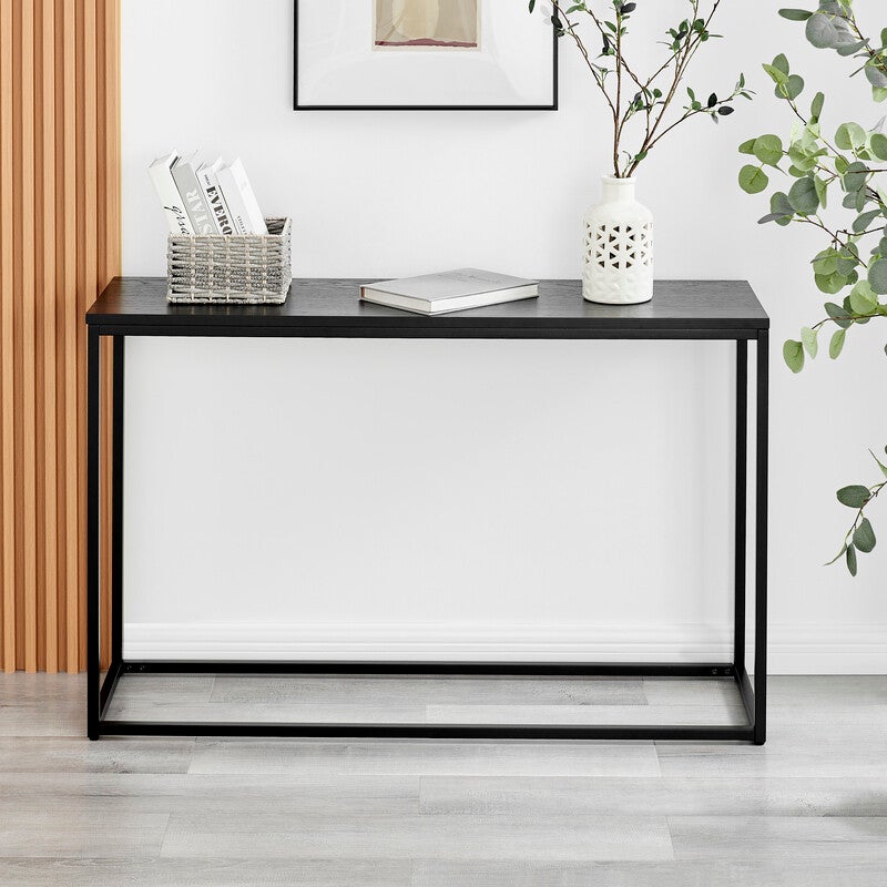 Johansen Console Table (Black, Black & Natural, White, White & Natural)