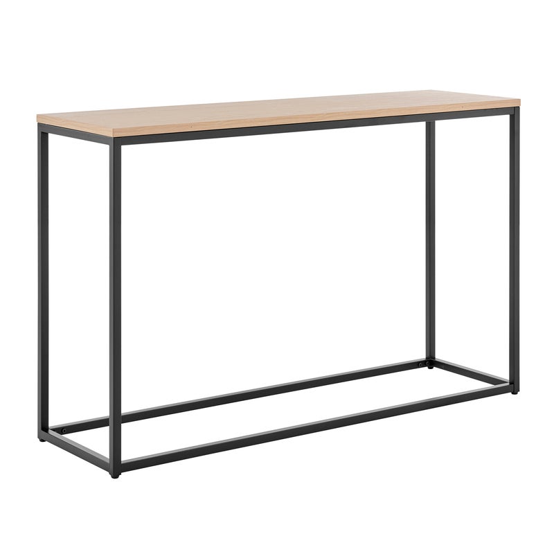 Johansen Console Table (Black, Black & Natural, White, White & Natural)